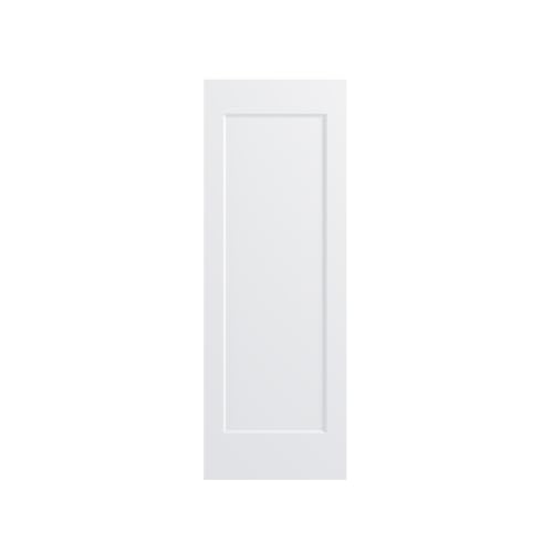 Image of BARNSMITH 30x84 in 1-Panel White Primed Molded Door Slab, Shaker Style Paintable Hollow Core Interior Door Panel, for Pocket, Swing, Sliding Door, Durable and Lightweight, No Assembly Required