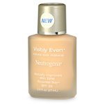 Neutrogena Visibly Even Natural-Look Makeup, SPF 20, Golden Bisque 70, 0.9 Fluid Ounce (27 ml) (Pack of 2)