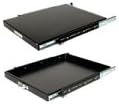 StarTech.com 1U Sliding Server Rack Mount Keyboard Shelf Tray - 55lbs - 22" Deep Steel Pull Out Drawer for 19" AV, Network Equipment Rack (SLIDESHELFD)