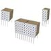L1GN501155KA05, Cap Ceramic 1.5uF 100V C0G 10% 5 Stacked 2.54mm 200?C Waffle