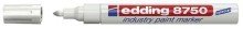 Edding Marqueur peinture 8750 Industry Paint Marker, 2–4 mm, blanc