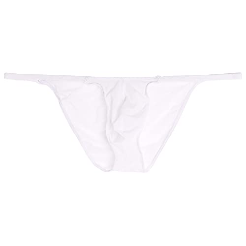 COMLIFE Mens High Elastic Ice Silk High Cut Thin Half Back Triangle Panties2