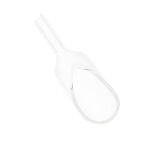 FUNOMOCYA Glass Weighing Funnel Weighing Spoon Easy Transfer for Liquids Powders Lightweight