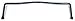 ADDCO Sway Bar Kit K1-697-0U-350 - Sway Bar 697-1.125 (1 1/8) Rear - Designed for & Compatible with 1975-01 Ford E350 Vans - Includes New Hardware. (May Reuse OE Hardware)