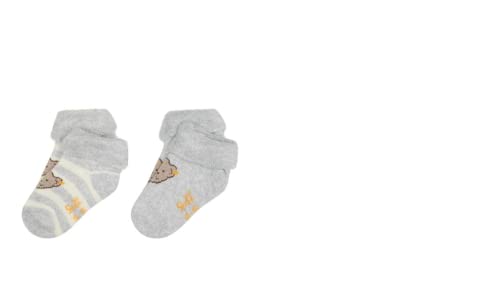 Steiff Baby Doppelpack Socken Teddy Vollfrottee mit Umschlag, 17/18 (74-80)