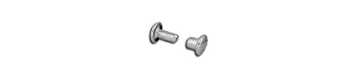 Tandy Leather Neat Mini Double Cap Rivets Nickel Plate 100/pk 1385-02