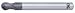 OSG Tap and Die - 44101311 - Ball End Mill, 5/16 in, Carbide, WXS, Non-Coolant Through