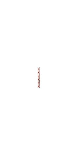 18 in. Professional Pot Rack Heavy Chain in Copper - Set of 4