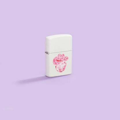 Encendedor Zippo personalizado Grabado Honky Tonk Blanco Mate miniatura 4