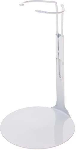 Kaiser Doll Stand 2001 - White Doll Stand for 6 1/2" to 10" Dolls and Action Figures (Best for 8" dolls)