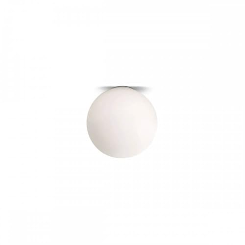 polipropilene ARTEMIDE DIOSCURI LAMPADA DA PARETE E SOFFITTO ATTACCO PICCOLO E14 DIAMETRO 14CM IN VETRO SOFFIATO E POLICARBONATO COLORE BIANCO 1039110A