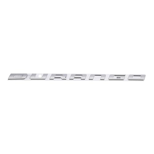 Image of 1Pc 14-21 Durango Emblem 3D Badge Liftgate Rear Nameplate Letter 55079299AC Replacement for Durango (Chrome)