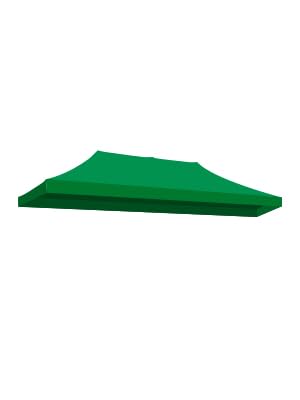 Telo di copertura superiore per gazebo 3x6 mt. Copertura di ricambio in trama Oxford rivestita in PVC. Impermeabile e resistente ai raggi UV. Colore bianco, verde, blu e nero.