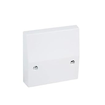 CED 45A White Cooker Outlet Plate Connection Unit, BS5733, Cable Clamp 4-16mm square cable, Terminal Capacity 3x2.5mm for 20/25A