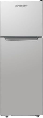 Westpoint 250 Liter Gross, Top Mount Double Door Refrigerator, Recessed Handle, No Frost Technology, Fresh Zone Compartment, Egg Rack, Twister for Ice Cube, 59Dx55Wx147H Cm 1 Year Warranty WNN-3023ERI