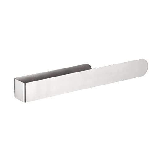 Porte-serviette autocollant en acier inoxydable | Porte-torchon mural | Barre à serviette à coller pour cuisine et salle de bain Cover