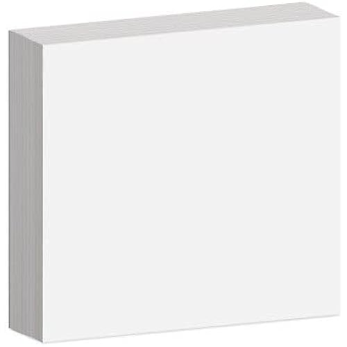 Reskid White Cardstock Thick Paper - 12x12in Blank Heavy Weight 110 lb Cover Card Stock - 100 Pack (12x12, inches)