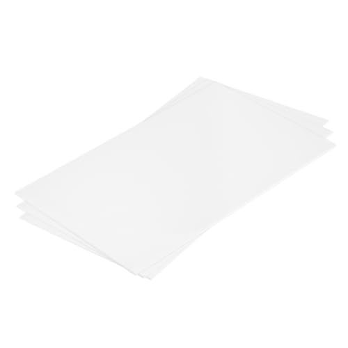 MECCANIXITY ABS Plastic Sheet 10 x 6 x 0.06 Inch ABS Styrene Sheets for Building Model DIY Crafts Panel White 3 Pcs