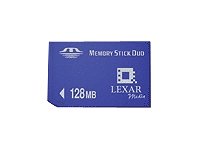 Lexar Carte Memory Stick (MS) Pro Duo Carte Mémoire Flash 128 Mo