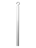 Snow White Wood Blind Tilt Wand Replacement - Available in 12" - 24" - 30" - 36" - 48" (C-Hook) (1 P