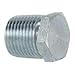 MIDLAND INDUSTRIES 5406P6 Hex Head Plug, 3/8 in MPT, Steel