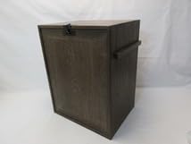Amazon.co.jp: 507830 茶道具 桑 旅箪笥 利休好写し 茶棚 箱無 検
