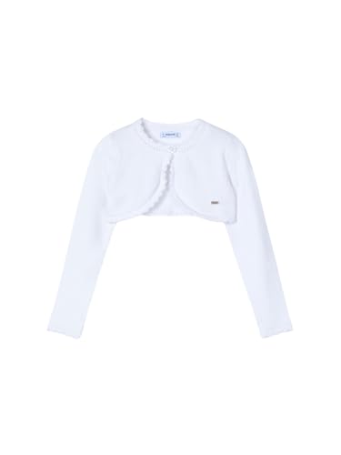 Mayoral Basic Knit Bolero for Girls White