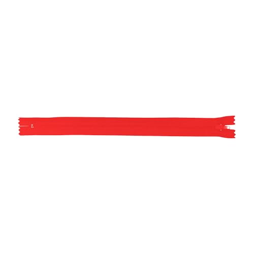 Image of Mandala Crafts 100 PCs Cherry Red Closed-End 4 in Nylon Zippers for Sewing