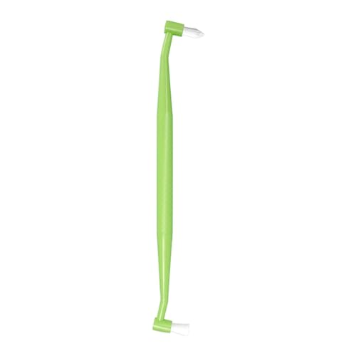 Pet Brush, Two-Sided Toothbrush for Cats and Dogs, Ideal for Small to Medium Pets, Green