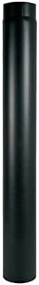 Tubo fumo nero L 100 cm da interno per stufa a legna sp 2 MM (DIAMETRO 140)