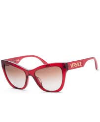 Valentino VA4089F - 511013 Sunglasses Red with Gradient Brown 56mm