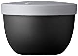 Mepal Snackpot Ellipse biały  500 ml praktyczny pojemnik do przechowywania i transportu żywności  nadaje się do mrożenia  nadaje się do mycia w zmywarce, PP, 107 mm