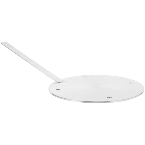 OSALADI Placa Adaptadora de Acero Inoxidable para Cocina Difusor de Calor Redondo, Compatible Estufas de Gas y Cocinas Eléctricas, Portátil y Duradera