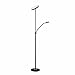 Produktbild Lindby LED Stehlampe 'Sumani' dimmbar (Modern) in Schwarz aus Metall u.a. für Wohnzimmer & Esszimmer (2 flammig,) - Wohnzimmerlampe, Stehleuchte, Floor Lamp, Deckenfluter, Standleuchte