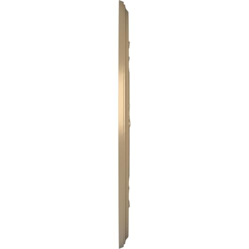 Image of Ekena Millwork 13 inchOD x 3 1 /2 inchID x 3 /4 inchP Baltimore Thermoformed PVC Ceiling Medallion (Fits Canopies up to 5 1 /4 inch), Universal Metallic Champagne Mist
