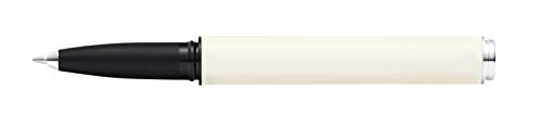 Sheaffer Pop Glossy White Gel Rollerball Pen With Chrome Trim #TOP3