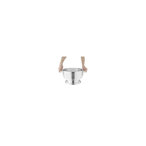 Vogue 12842 Colander 16In Strainer Kitchen Cooking Heavy Duty Aluminium Handles - Image 5