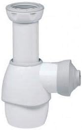 Wirquin 30718389 - Sifon botella compacto universal 1.1/2-1. 1/4" blanco