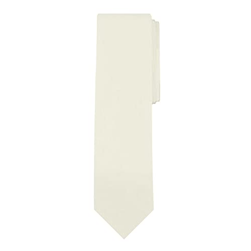 Image of Jacob Alexander Men's Slim Width 2.75 inch Solid Color Tie