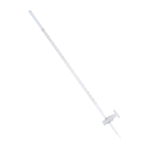 HOUDERCO - HOUDERCO Glas Titrationsbürette 10 ml Laborbürette aus Robustem Borosilikatglas Transparent Korrosionsbeständig für Chemische Analyse und Laborunterricht