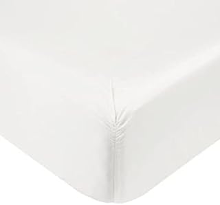 Divine Textiles 400 Thread Count 100% Egyptian Cotton Sateen Extra Deep Fitted Sheets 30cm 16inch, Small Double 4 Feet - White