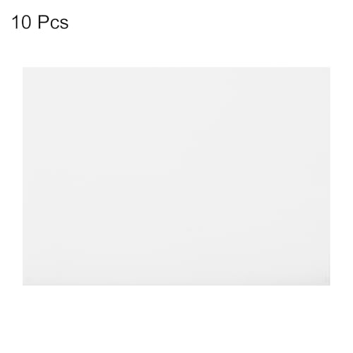 Image of uxcell 10pcs Corrugated Cardboard Paper Sheets,White,14 inch x 10inch,for Craft and DIY Projects