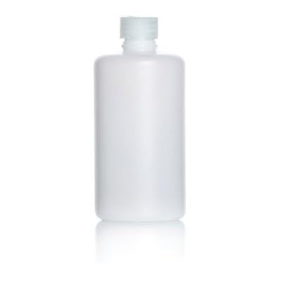 RS PRO Hochdichtes Polyethylen Laborflasche 500ml, Ø 75 mm Vorratsflasche Enghalsig, Packung a 10 Stück