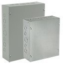 Hoffman ASE36X24X8NK Pull Box, Screw Cover, Steel, 36" x 24" x 8", Gray