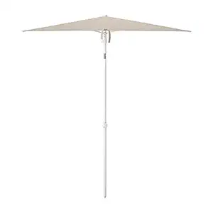 Ikea TVET Parasol, tilting/grey-beige white180x145 cm (70 7/8x57 1/8 \