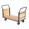 Carretilla Industrial Global Industrial 2400 lb, 60 x 30 pulg miniatura 2