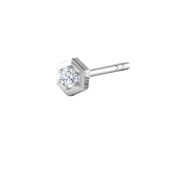Stunning Platinum Kan Ke Tops Men Single Earring Stud Diamond Stone Earrings Original Certified डायमंड इयररिंग कान के टॉप्स Pure Hira Ratna Kano Ke Bunde For Wearing Any Occasion-image-3