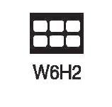 TPC Open Window Mounts Model W6H2 W6H2