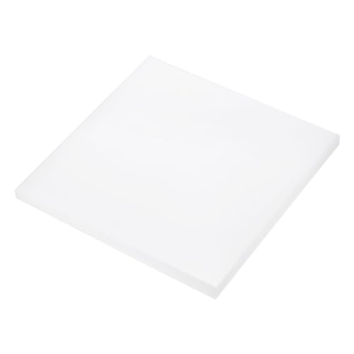 Image of DMiotech 6 x 6 x 1 /2 Inch Plastic UHMW Sheets, Ultra High Molecular Weight Polyethylene, Opaque White Polyethylene Board for Automotive, Chemical, Manufacturing, DIY Home Kitchen