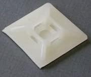 AVB Cable AM-750-WH 3-4 x 3-4 Adhesive Cable Tie Holder, White, Sold 100/ Pack
